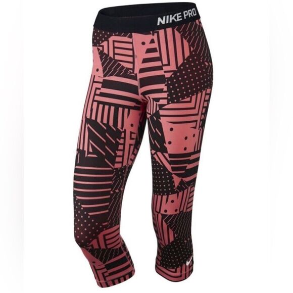 Nike Pro Patchwork Capri (Small) - Picture 1 of 6